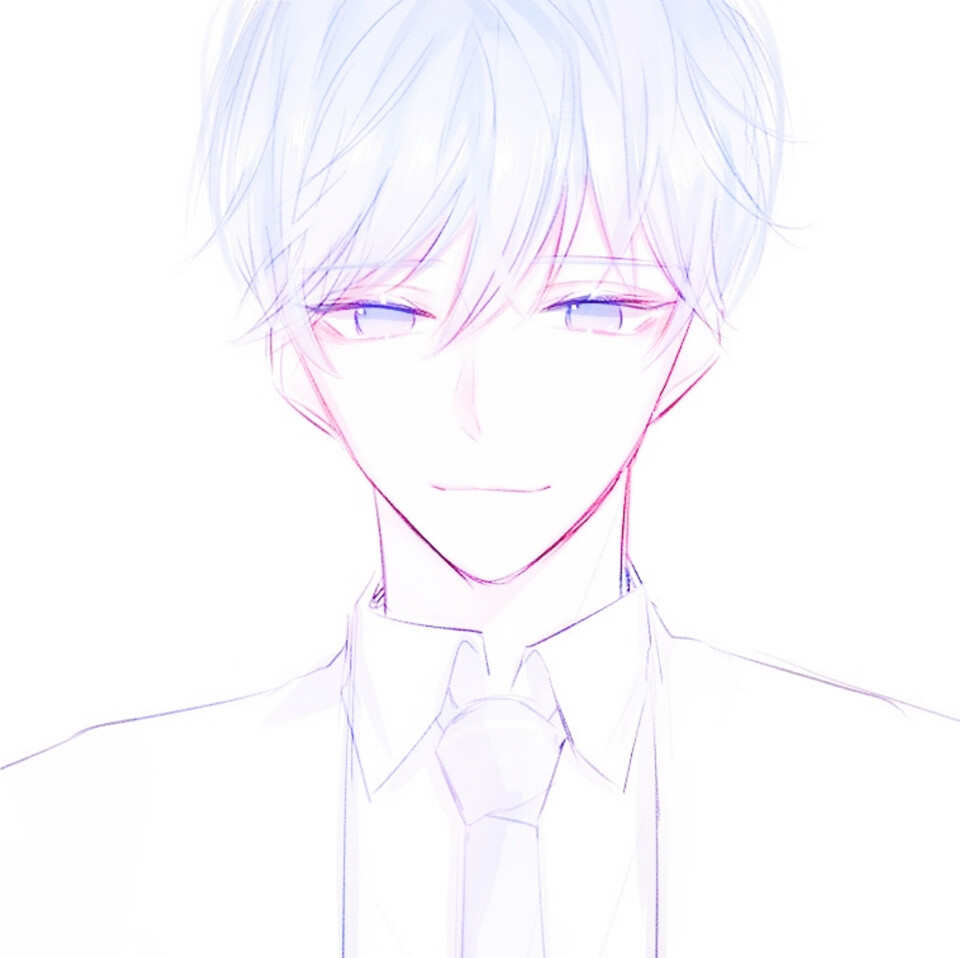 一朵草/动漫男头。
侵删致歉！