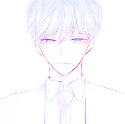 一朵草/动漫男头。
侵删致歉！