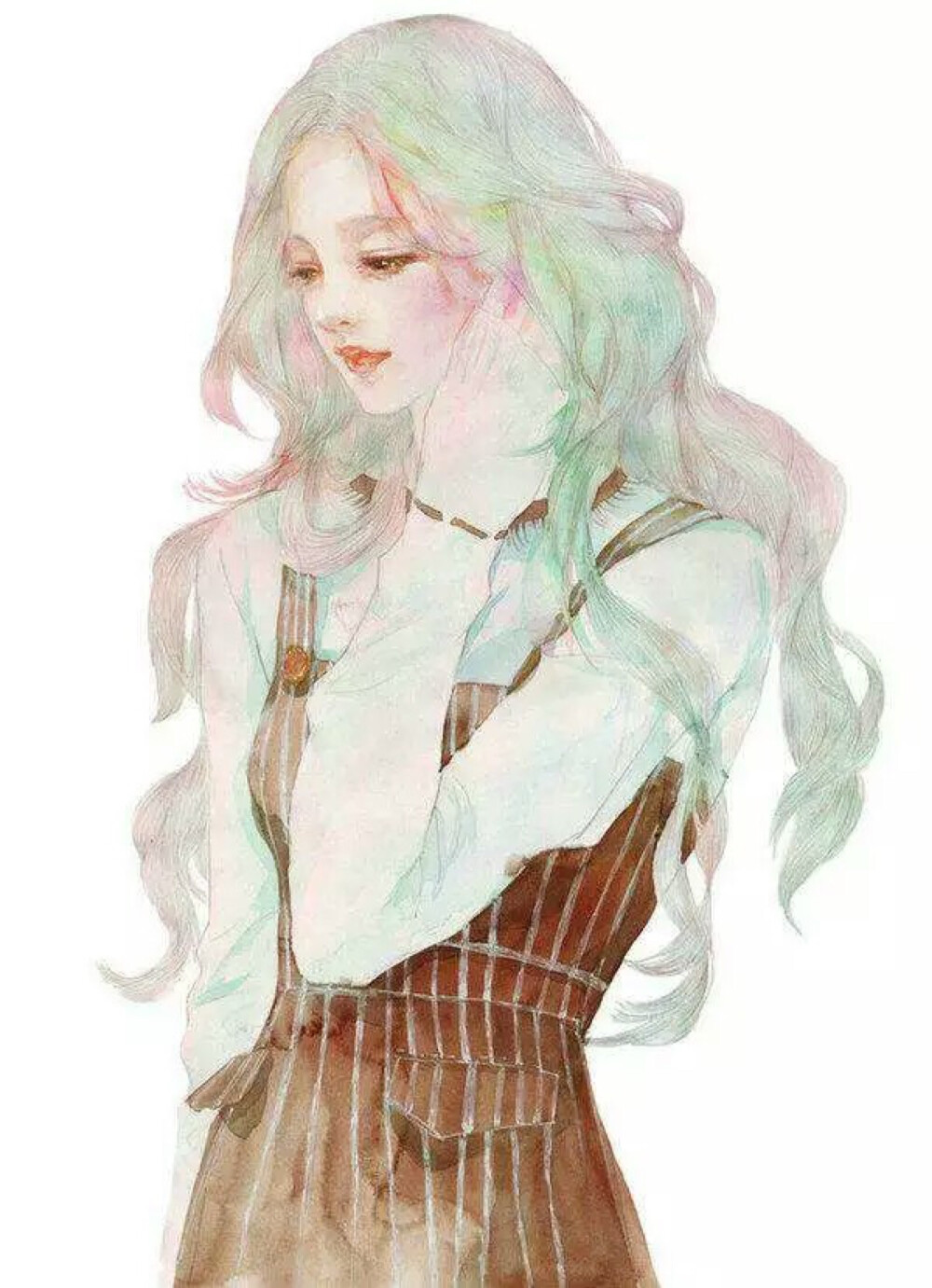 清奇的画风还成了我的头像