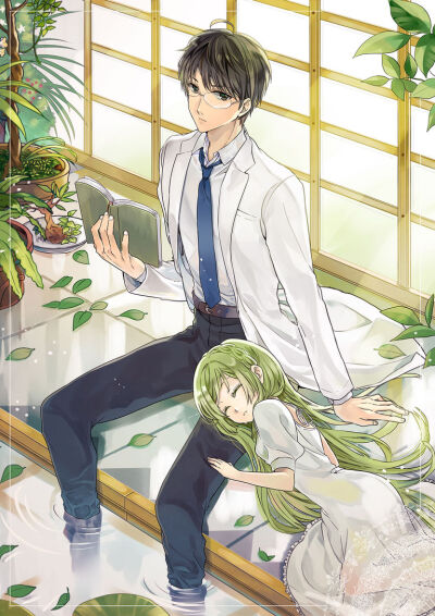 治愈人心的透明感。绿发少女特辑