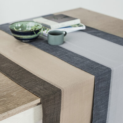 北欧桌旗日式现代简约茶几桌旗欧式美式桌旗鞋柜布盖巾餐桌桌旗