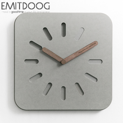 EMITDOOG欧式现代简约壁挂时尚创意挂钟客厅吊钟家用时钟大气静音