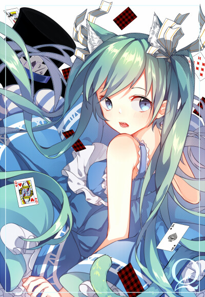 VOCALOID 初音未来 绘师：尤利（pixiv id=2643800）本作品pixiv id=52466954