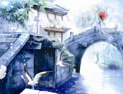 古风.素材.中国风.复古.人物背景.美人.少女.CP.双人.唯美.浪漫.插画.剑三.纸伞.凄凉.水墨.雪地.红妆.冬季.冬装.场景.风景.图网侵删