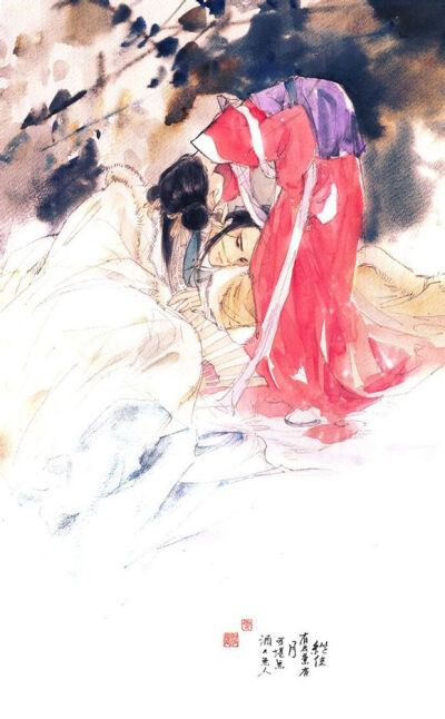 古风.素材.中国风.复古.人物背景.美人.少女.CP.双人.唯美.浪漫.插画.剑三.纸伞.凄凉.水墨.雪地.红妆.冬季.冬装.场景.风景.图网侵删