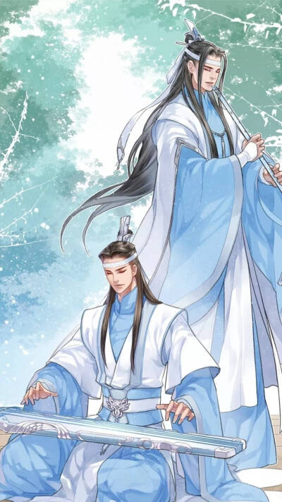 #魔道祖师# 蓝曦臣 蓝忘机 蓝氏双璧