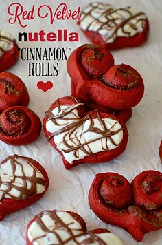 Red Velvet Nutella "Cinnamon" Roll ...