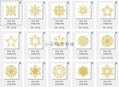 复古金色镂空纹理雕花设计元素图形图案装饰背景PNG素材png304