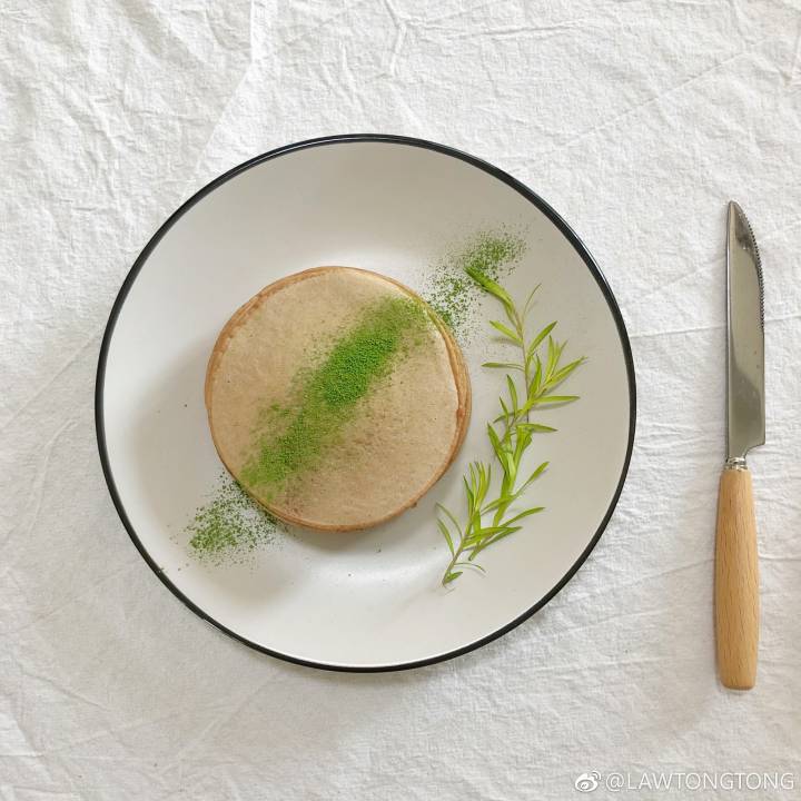 绿茶松饼