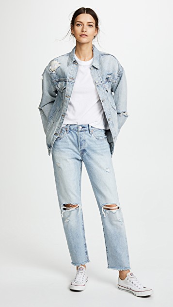 Levi's 仿旧宽松卡车司机夹克