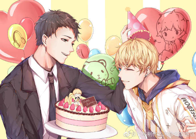 #恋与制作人#【周棋洛生日应援】第六弹 谢谢您，给他灵魂，给爱声音从下午4点开始，未命名攻略组和@周棋洛生日应援组 一直以来策划的应援活动陆续发布，现在终于接近尾声了。难忘所有周夫人三个月以来的辛苦和努力。在这里专门谢谢边江老师和游戏官方，为我们带来这样好的角色，赋予他如此动听的灵魂 ​​​​...展开全文c