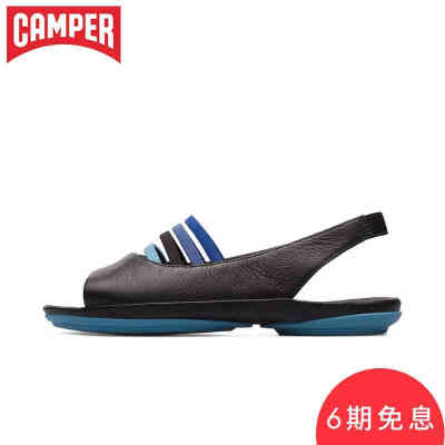 Camper 休闲玛丽珍鞋 18春复古平底 凉鞋