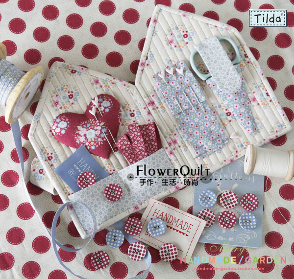 定制 北欧著名品牌TILDA材料套包--房屋造型针线包（现货）