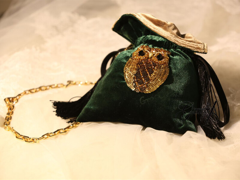 法式刺绣猫头鹰包课程