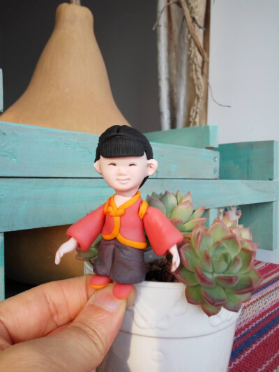 面塑，中国娃娃