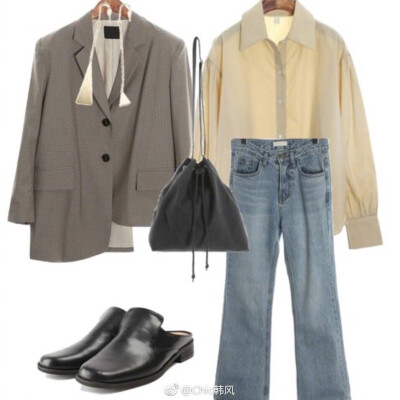 春秋女生衬衫搭配