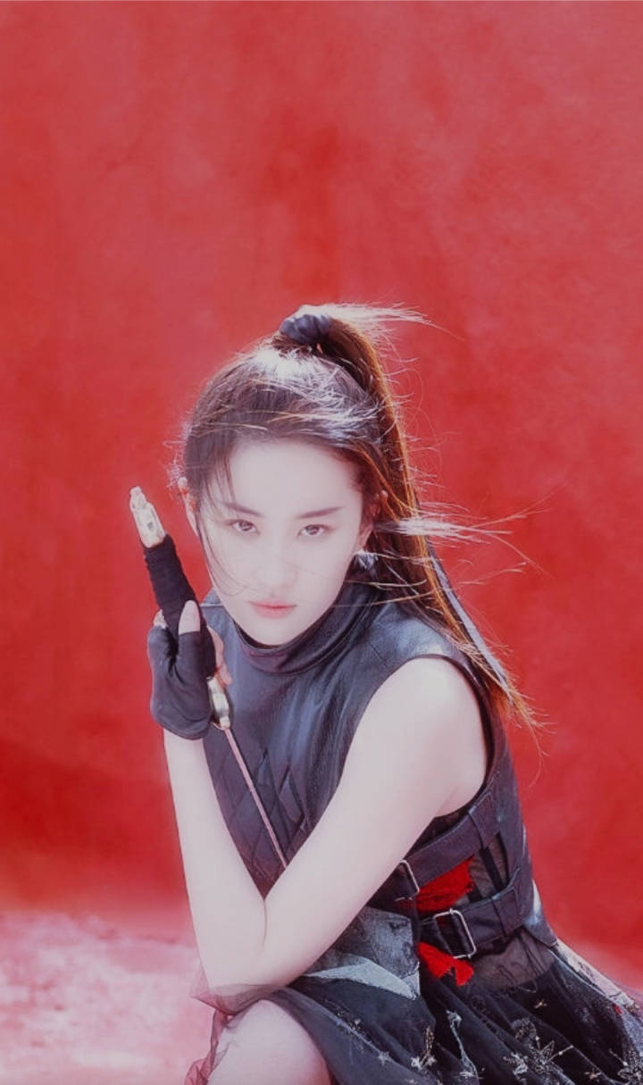 刘亦菲 侠女风杂志拍摄