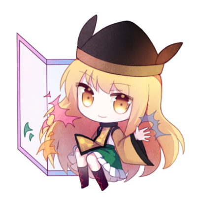 hey~
摩多罗隐岐奈
作者id=1431705
东方project 侵删(_ _)