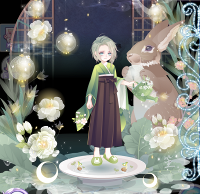 听弦断，断那三千痴缠。坠花湮，湮没一朝风涟。花若怜，落在谁的指尖？