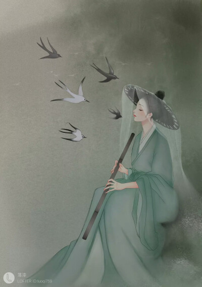〔古风美人〕绘师：落漆