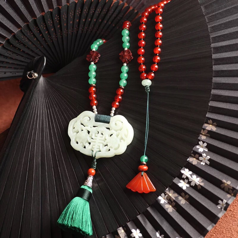 玉髓长款毛衣链