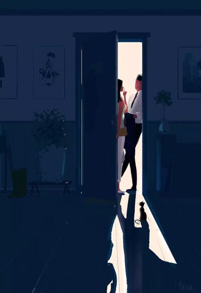 Pascal Campion，法裔美国人，插画师，现居旧金山，他的作品温馨浪漫，以轻盈温软的笔触刻画现代都市的优雅，少男少女间的浪漫，家庭的温馨，以及自然间的童真与快乐。