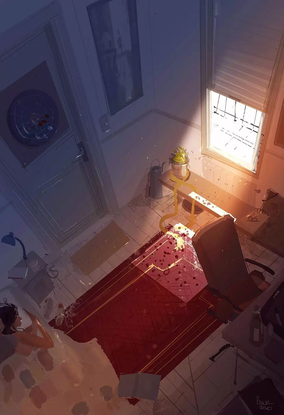 Pascal Campion，法裔美国人，插画师，现居旧金山，他的作品温馨浪漫，以轻盈温软的笔触刻画现代都市的优雅，少男少女间的浪漫，家庭的温馨，以及自然间的童真与快乐。