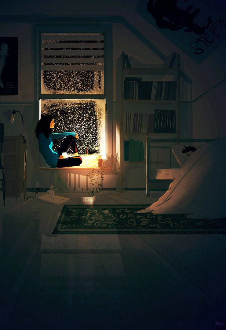 Pascal Campion，法裔美国人，插画师，现居旧金山，他的作品温馨浪漫，以轻盈温软的笔触刻画现代都市的优雅，少男少女间的浪漫，家庭的温馨，以及自然间的童真与快乐。