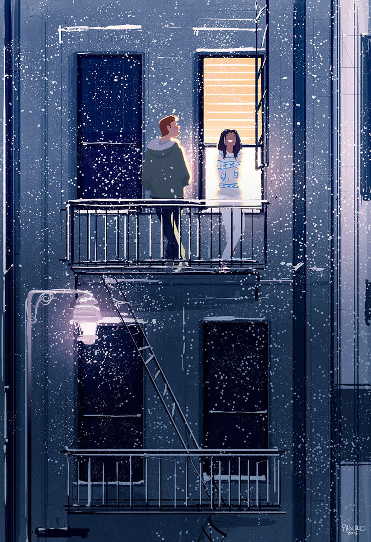 Pascal Campion，法裔美国人，插画师，现居旧金山，他的作品温馨浪漫，以轻盈温软的笔触刻画现代都市的优雅，少男少女间的浪漫，家庭的温馨，以及自然间的童真与快乐。