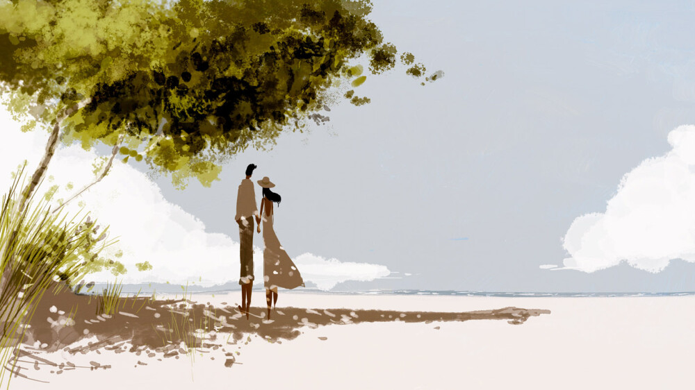 Pascal Campion，法裔美国人，插画师，现居旧金山，他的作品温馨浪漫，以轻盈温软的笔触刻画现代都市的优雅，少男少女间的浪漫，家庭的温馨，以及自然间的童真与快乐。