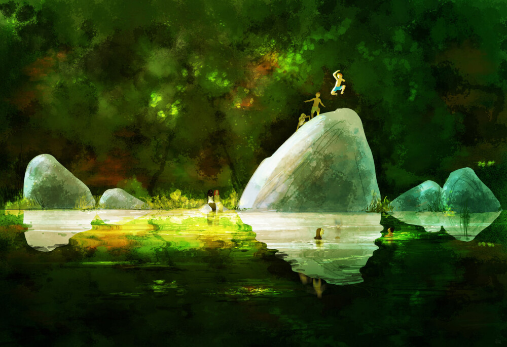 Pascal Campion，法裔美国人，插画师，现居旧金山，他的作品温馨浪漫，以轻盈温软的笔触刻画现代都市的优雅，少男少女间的浪漫，家庭的温馨，以及自然间的童真与快乐。