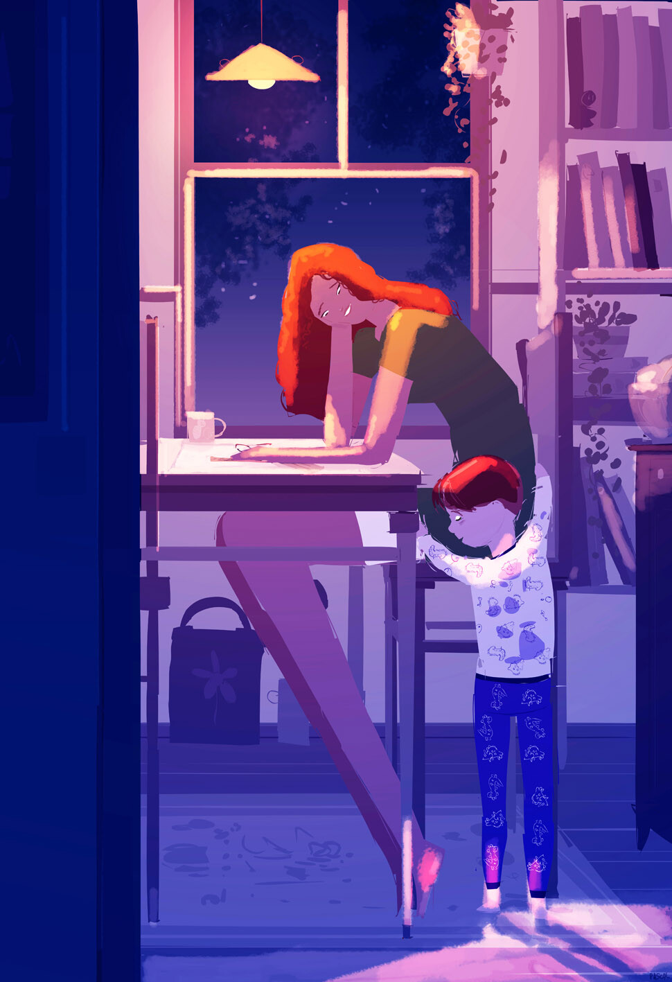 Pascal Campion，法裔美国人，插画师，现居旧金山，他的作品温馨浪漫，以轻盈温软的笔触刻画现代都市的优雅，少男少女间的浪漫，家庭的温馨，以及自然间的童真与快乐。