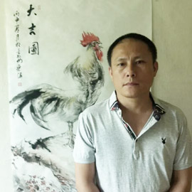 姜宏伟，1971年生于陕西延安,职业画家,水墨云书画网签约画家。1988年入西安美院国画系进修。+2003年曾就职西安骊山国画院。自幼习画，笔耕不辍。在工笔画创作方面，博采众长，吸收传统，融入西方理念，运用各种创新技法,用笔写形，以形传神，创造出自己特有的表现方法，从而延伸了中国工笔画的技巧。
