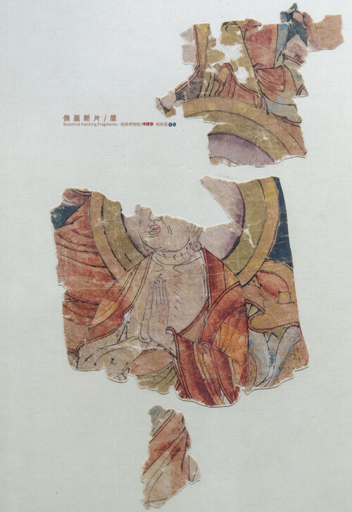 唐 佛画断片 旅顺博物馆藏
The Tang Dynasty（618-907）/Boddhist Painting Framents/Lushun Museum