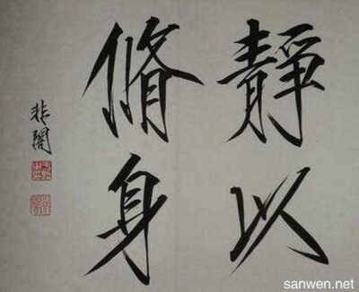 仿写 毛笔字 硬笔字