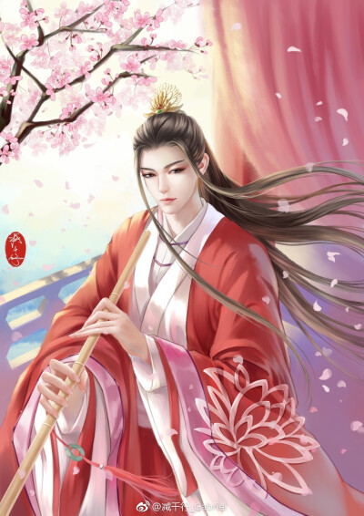 （古风美男）绘师：减千行_Gabriel