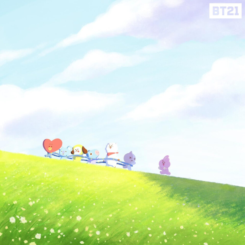 BT21
Van Koya RJ Shooky Mang Chimmy TATA Cooky