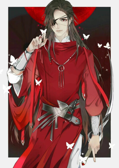 天官赐福 古风 花城 谢怜 画师见水印 侵删