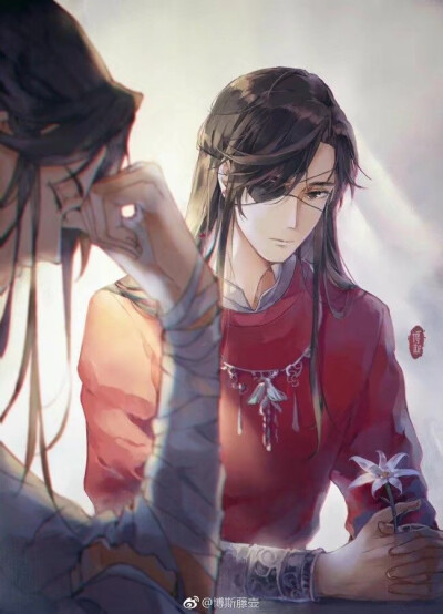 天官赐福 古风 花城 谢怜 画师见水印 侵删