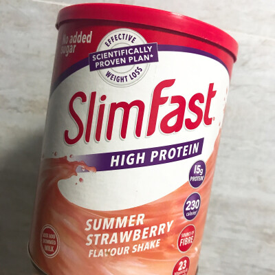 英国slim fast代餐奶昔营养餐 膳食纤维粉饱腹感代餐粉