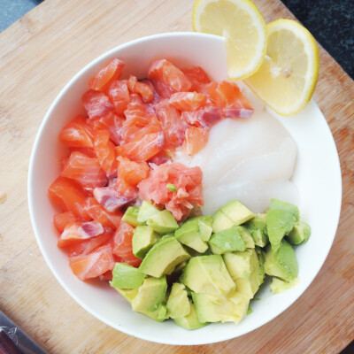 Salmon & avocado