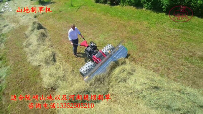 丘陵山地水草丰美，是发展畜牧饲喂的优质饲料，但苦于坡度太大，收割时安全无法保证，一直采用人工收割，效率低、成本高。这款进口的山地割草机适合陡峭山地割草作业，以及国内河湖堤坝杂草清理。