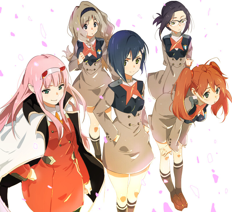Darling in the FranXX 绘师：DOMO（pixiv id=3883720） 本作品pixiv id=68284531