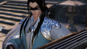 原随云 楚留香义父的养子 蝙蝠岛主人 天生目盲 
这样的设定当然应该是美男啊