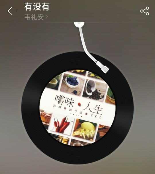 《有没有》韦礼安
我想，那是躺着并把手垂在沙发边上的慵懒，你会不会也有一点心动？