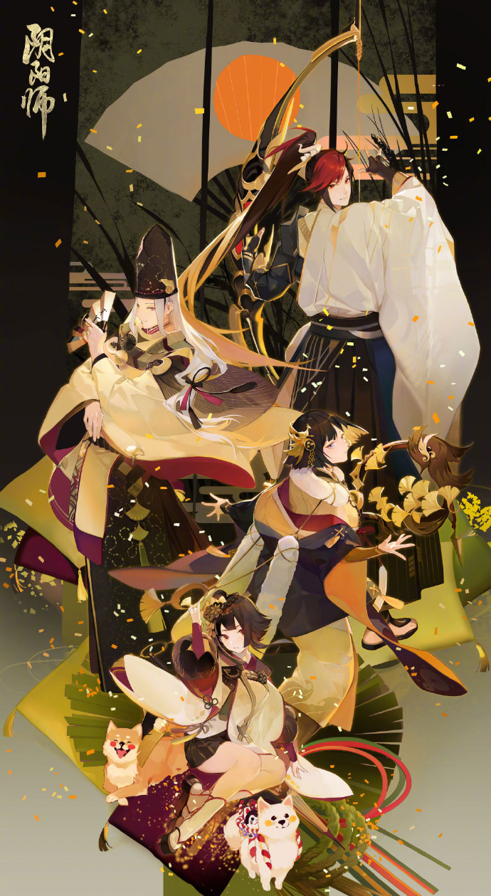 #阴阳师手游# ☆四主角新皮肤情报公开！ ☆箭羽冲破金云，飞凰衔来银杏。枫林深处，沉眠流金梦境。 ​​​​