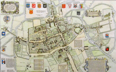 Oxford map
牛津旧地图 手绘地图 老地图