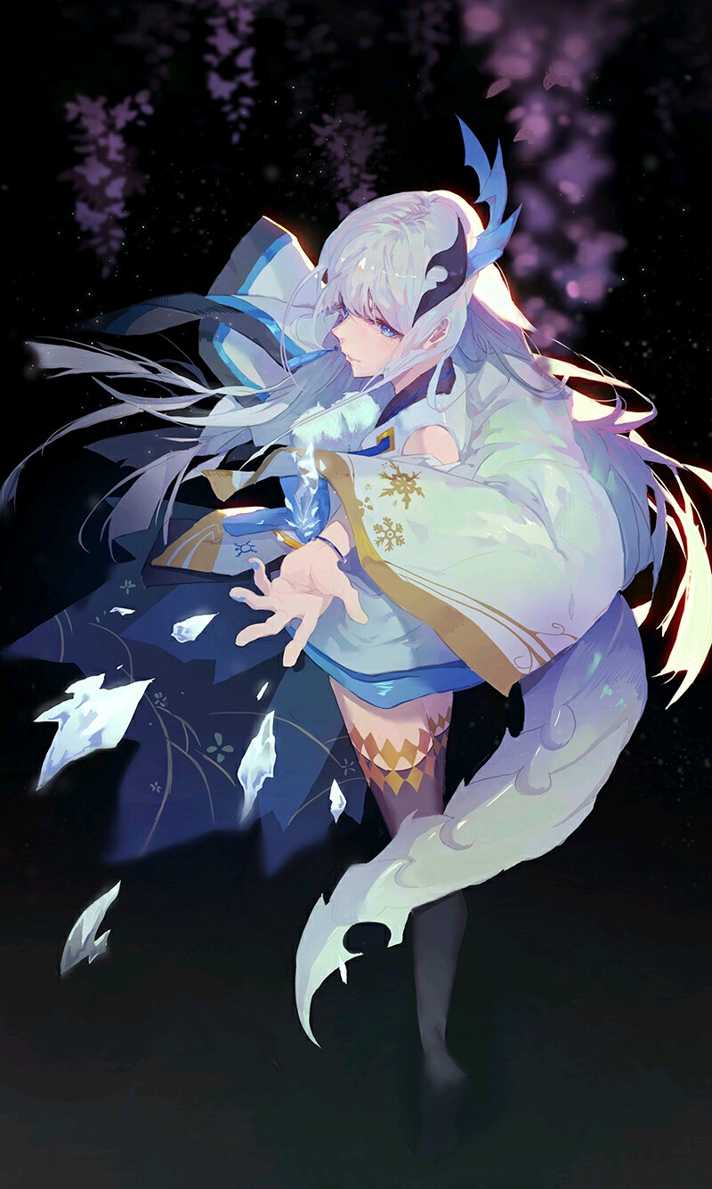 【阴阳师】
雪女