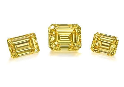 这5颗黄钻出产自De Beers（戴比尔斯 ）位于南非的 Kimberley 钻石矿。1940年，南非 Premier 钻石矿的矿主之子 R. V.Cullinan通过朋友购入这5颗钻石，此后一直在 Cullinan 家族收藏中保存。2017+Bonhams+伦敦珠宝拍卖…