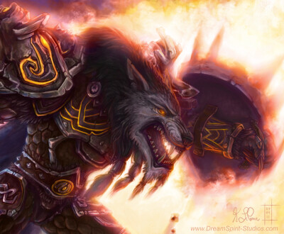 WoW Worgen Prot Warrior Color